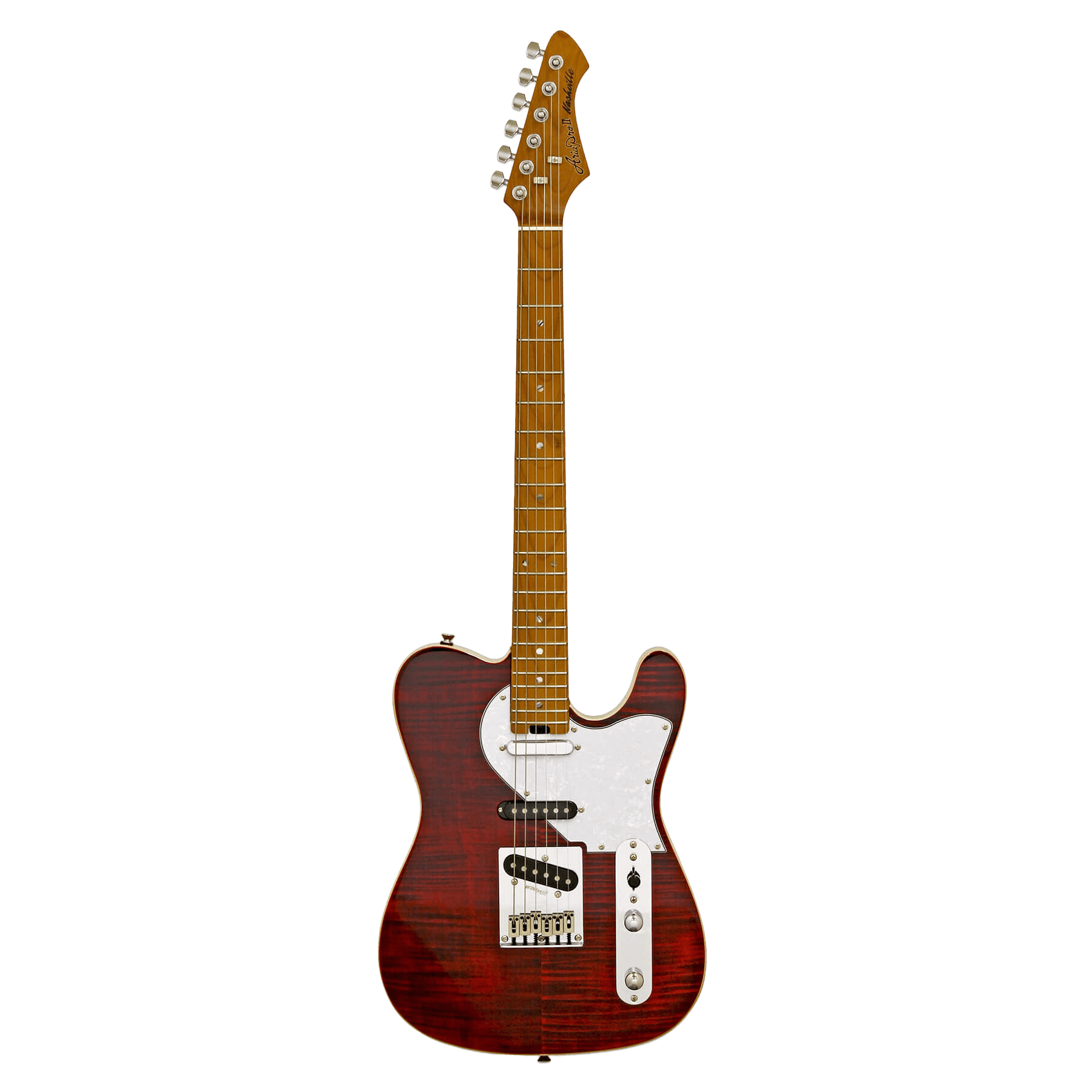 גיטרה חשמלית aria 615 MK2 Nashville red