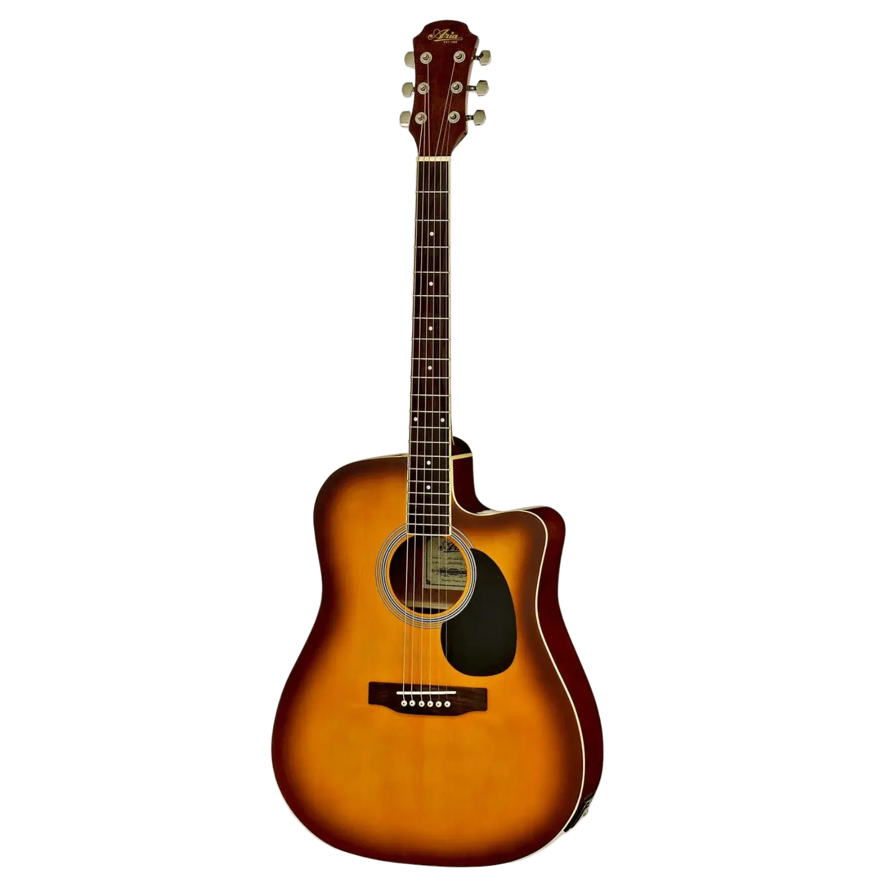 גיטרה אקוסטית מוגברת Aria AWN-15CE TS Acoustic Guitar