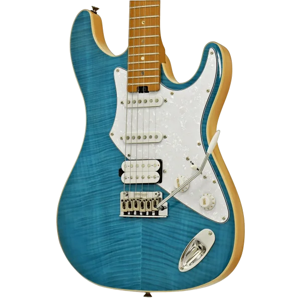 גיטרה חשמלית טורקיז Aria 714 MK2 TQBL Turquoise Blue