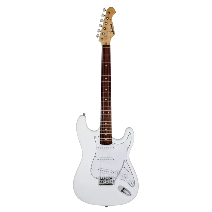 גיטרה חשמלית לבנה Aria STG003 WH