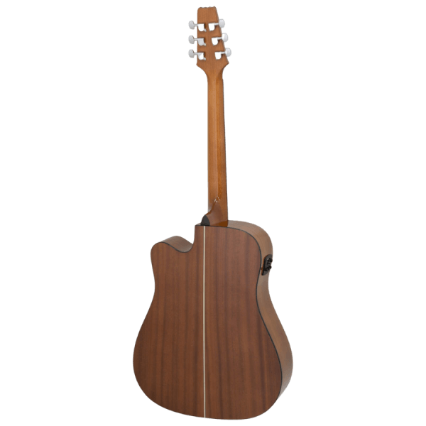גיטרה אקוסטית מוגברת עם תיק Aria AD-10CE-N Natural